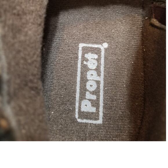 Propet Women's Delaney Suede Ankle Boot Purple Knit Lace Up Side Zip Size 10 - Picture 10 of 11